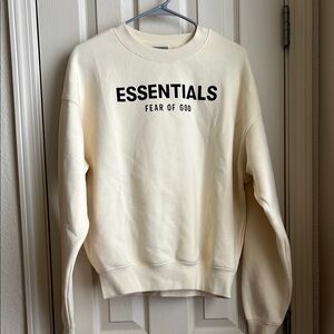 Fear of God Cream Crewneck Sweater Essentials